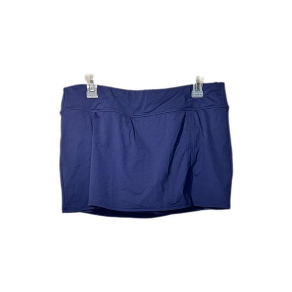 Lands' End 14 Blue Bikini Skirt Bottom - Picture 1 of 5
